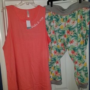 Lane Bryant size 22/24 Lounge Pajamas Set